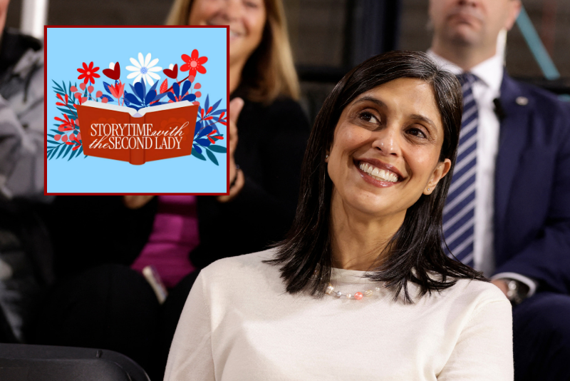 Second Lady Usha Vance launches ‘Storytime’ podcast to combat declining literacy rates oan