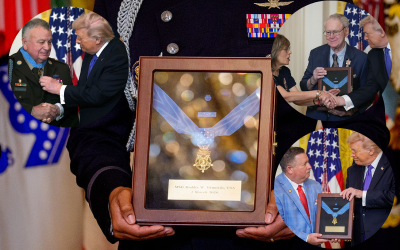 Trump awards Medal of Honor to 3 U.S. Army soldiers, 2 posthumously oan