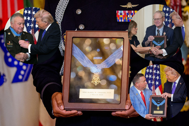 Trump awards Medal of Honor to 3 U.S. Army soldiers, 2 posthumously oan