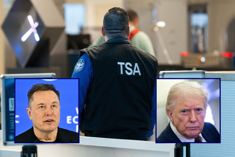 Musk offers to pay TSA salaries while Trump considers sending ICE agents to airports oan