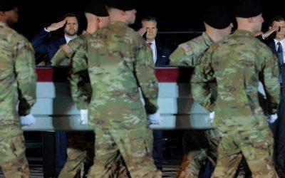 Vance attends dignified transfer for U.S. Army Sgt. Benjamin N. Pennington oan