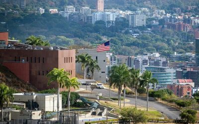 U.S. Embassy in Caracas raises American flag again after 7 years oan