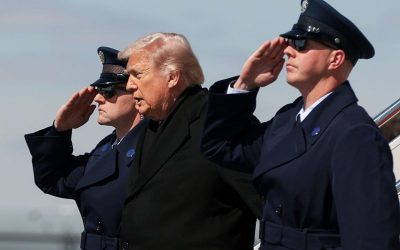 Trump attends dignified transfer for 6 U.S. service members killed in KC-135 crash in Iraq oan