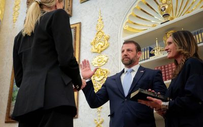 Mullin sworn in as DHS Secretary oan