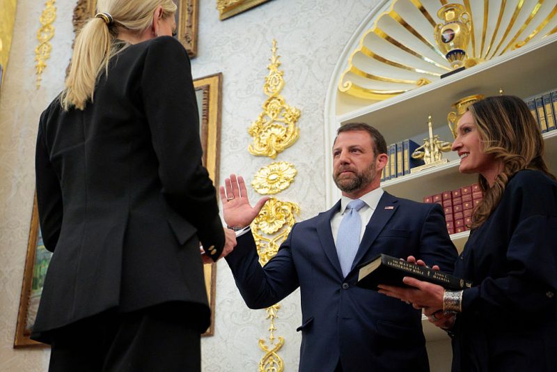 Mullin sworn in as DHS Secretary oan