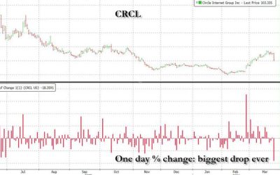 Circle Plunges Most Ever On Stablecoin Legislation, As Tether Prepares Full Audit