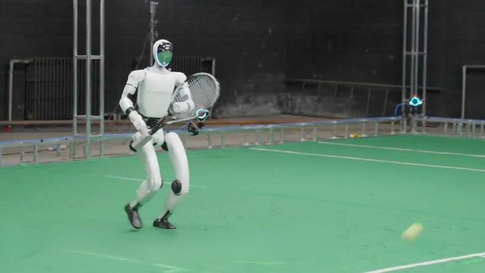 Watch: Humanoid Robot Returns Tennis Shots With 96% Accuracy In Simulation Tests