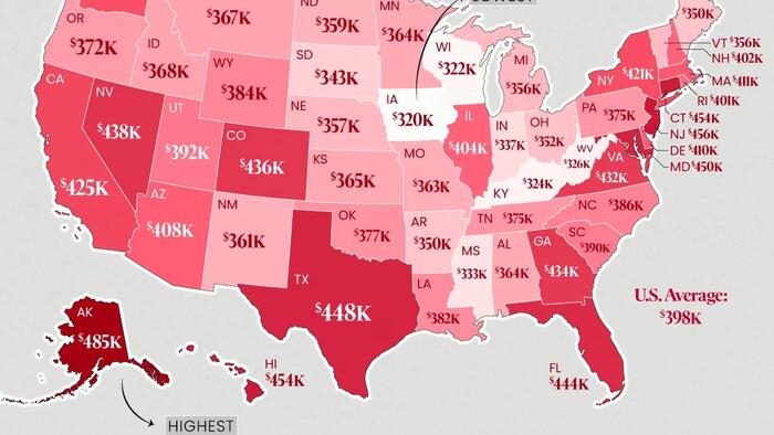Alaskans Carry The Most Lifetime Credit-Card Debt Of All Americans, Iowans The Least