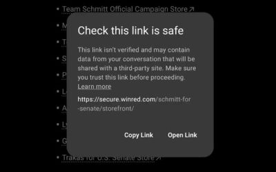 “This Is Election Interference”: ChatGPT Safety Warnings Target WinRed Links But Spare ActBlue