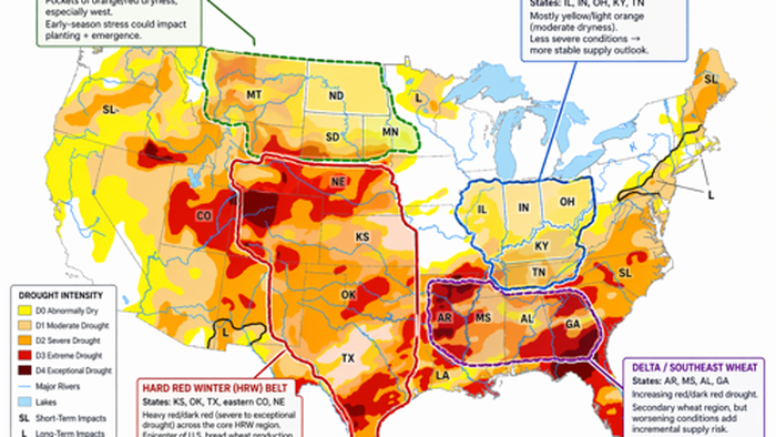 Wheat Spread Blows Out As Drought Chaos Plagues America’s Breadbasket