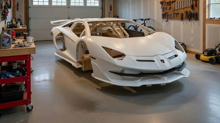 Forget Temu’s “Bugatti” Knockoff. Texas Man 3D-Printed A Lamborghini Aventador Body