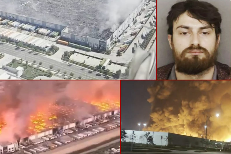 Accused warehouse arsonist compared himself to Luigi Mangione, pleads not guilty oan