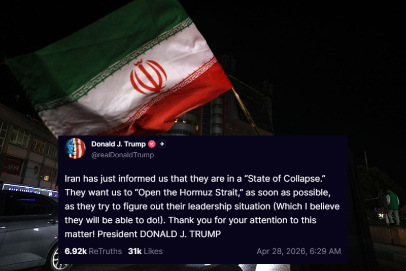 Trump: Iranian officials say country is in ‘State of Collapse’ oan