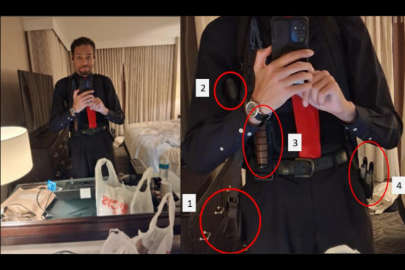 DOJ releases obtained mirror ‘selfie’ of suspected WHCD shooter, taken roughly 30 minutes prior to attack oan