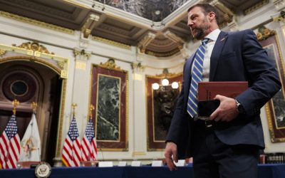 Secy. Mullin overhauling DHS operations, slashing red tape and racing to secure funding oan