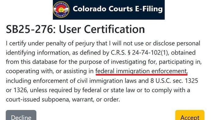 Colorado Forces Lawyers To Swear They Won’t Help Feds Nab Illegals
