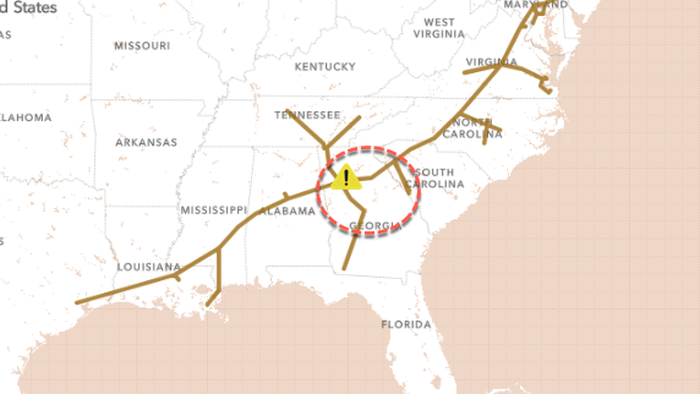 First Valero Refinery, Now Largest U.S. Gasoline Pipeline Damaged In Georgia