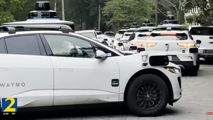 50 Empty Waymos Invade Upscale Tiny Atlanta Neighborhood