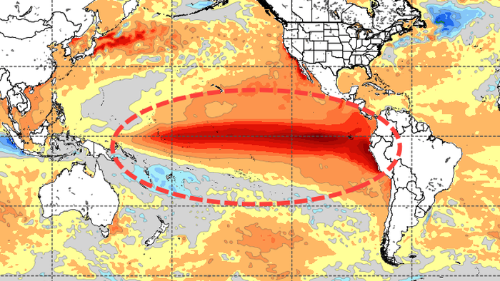 Meteorologists Sound Alarm Over El Nino Plume Racing Across Pacific Like “Freight Train”