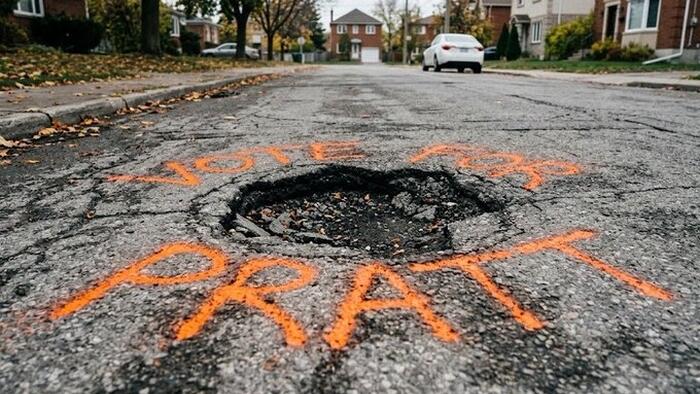 Resident Floats Surefire Way Of Getting Potholes And Trash Cleaned Up In Shithole LA…