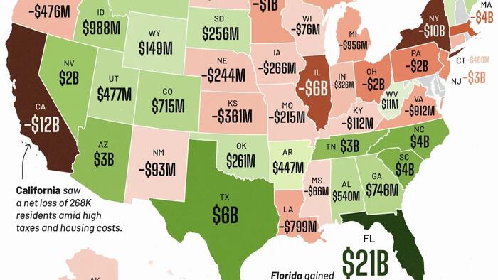 Here’s Where Wealth Is Moving In America