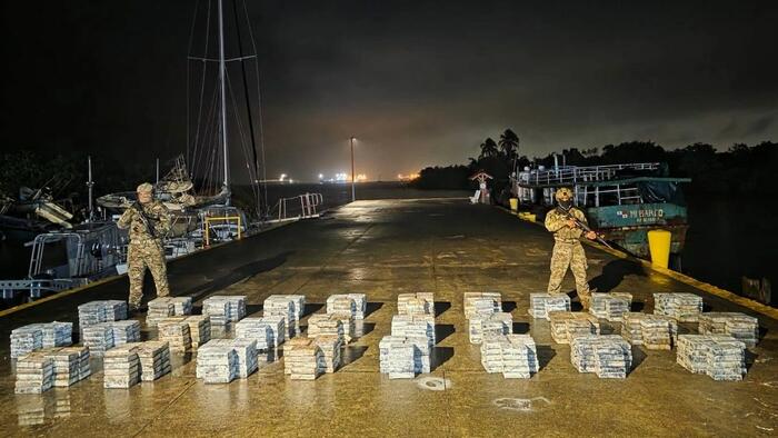 Nearly 2,500 Pounds Of Cocaine, 105 Pounds Of Marijuana Seized In Joint Operation By US Forces