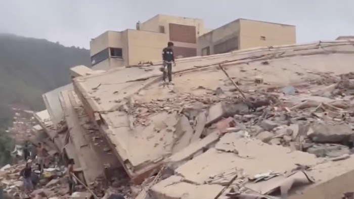 Trump Says US “Ready To Help” After Twin Quakes Level Apartment Towers In Venezuela, USGS Warns Death Toll Could Hit 100K