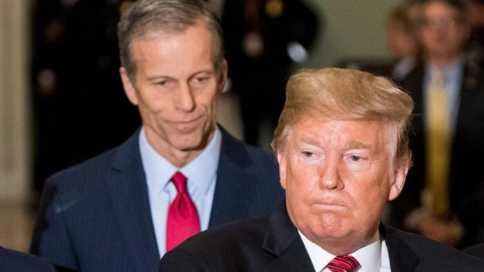 Trump Is Furious With Senate GOP, Puts Thune In His Crosshairs