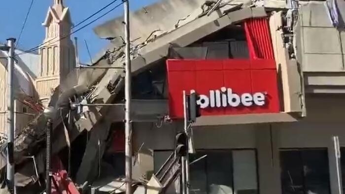 Buildings Collapse After 7.8 Magnitude Earthquake Strikes Philippines; Tsunami Warnings Issued