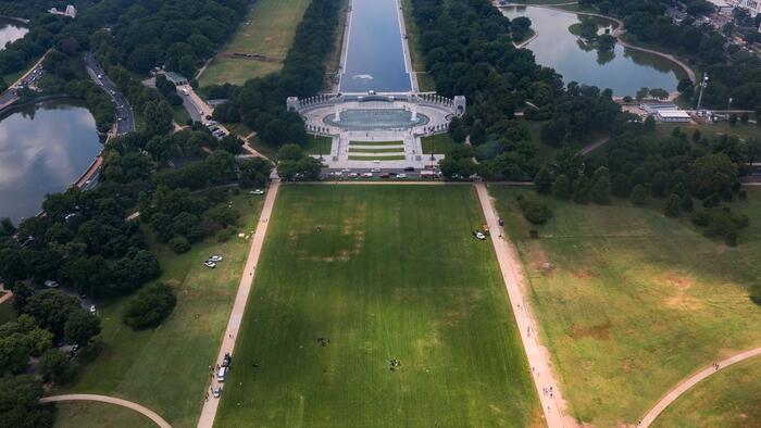 National Mall Vandalized With ‘8647’ Markings Ahead Of Independence Celebrations