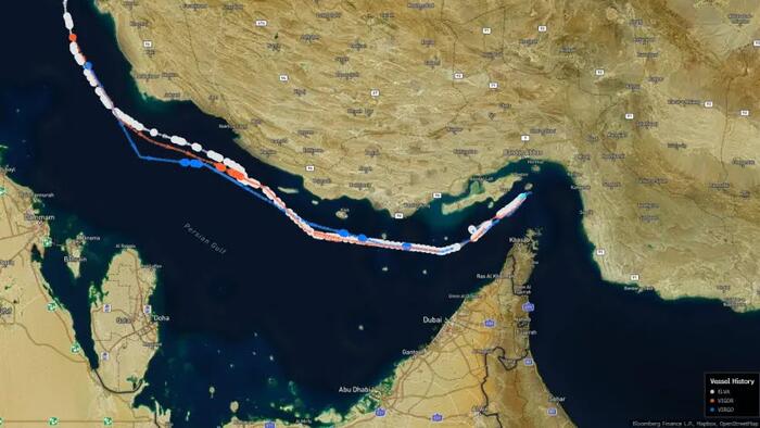 Iran Oil Exports Through Hormuz Hit Wartime High