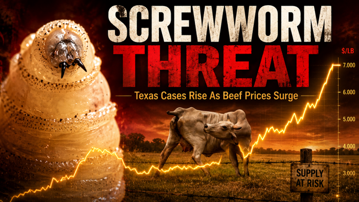 Second Flesh-Eating Screwworm Case Raises Beef Supply Fears As Goldman Warns Outbreak “Could Be Disruptive”