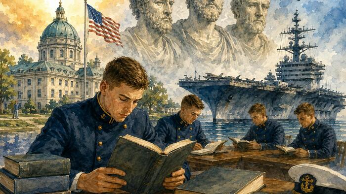 American Naval Academy Cadets Prepare For War With Stoic Philosophy