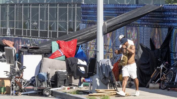 Mamdani’s New York: West Side Homeless Camp Stretching 12 Blocks Now Allegedly Stealing City Power