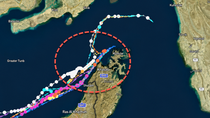 Ships Abruptly U-Turn Near Hormuz As Some Shift To Iran-Approved Routes