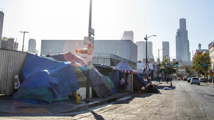 Los Angeles Mayoral Candidates Spar Over Response To Rise In Homelessness
