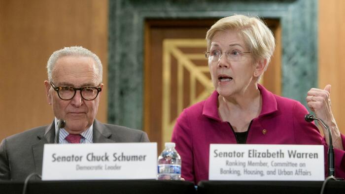 Warren Pushes Progressive Agenda In Senate Primaries As Schumer Prioritizes Path Back To Majority