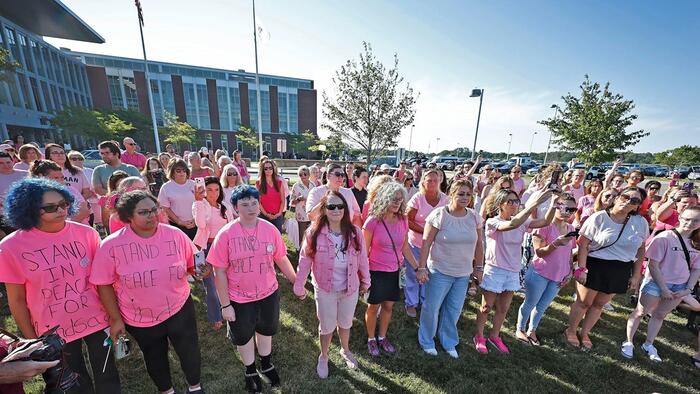 Pink-Clad Feminist Mob Rallies In Support Of Confessed Child Murderer