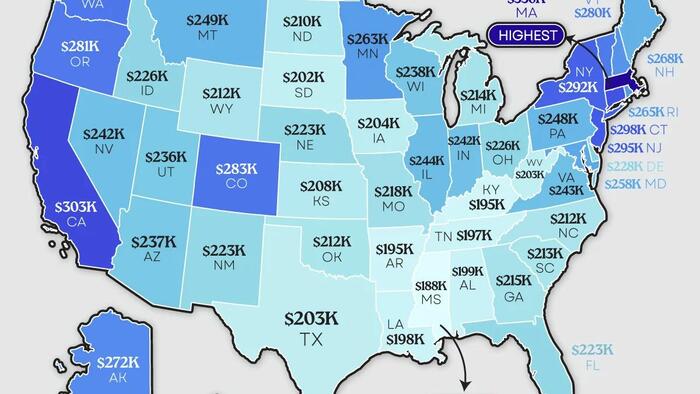 This Is The Income A Family Needs To Live Comfortably In Every US State