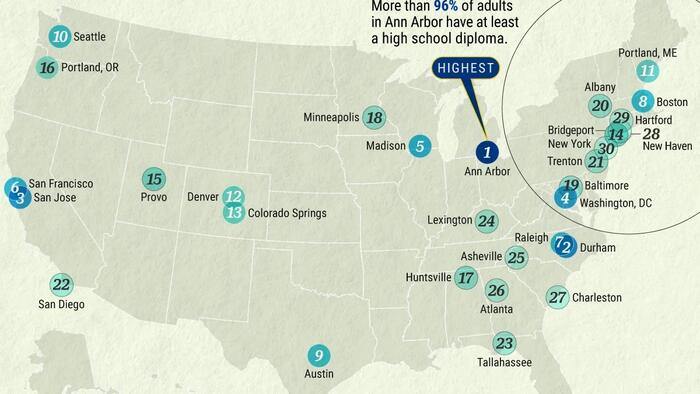 Ann Arbor Is The ‘Most Educated’ City In America