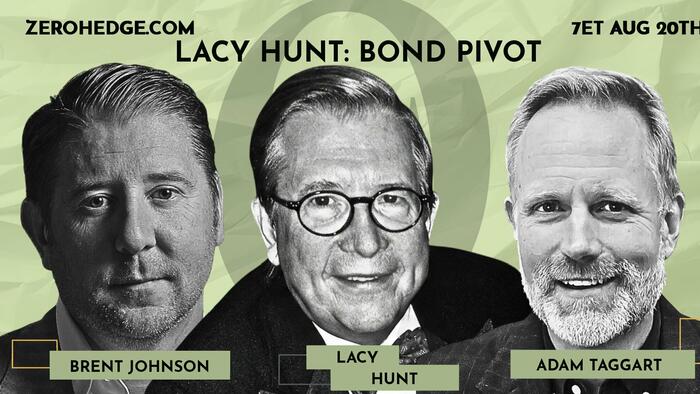 The Great Reversal: Decades-Long Bond Bull Lacy Hunt On His Bearish Pivot, Tonight