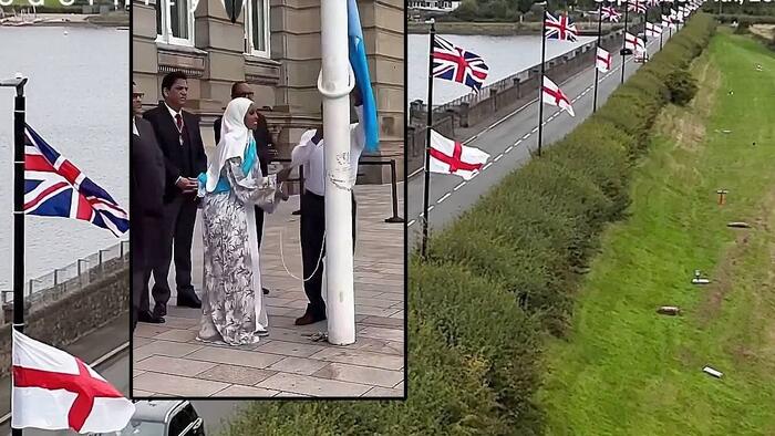 Fly British Flags In UK And Face Jail… But Pakistan And Palestine Flags Get A Pass