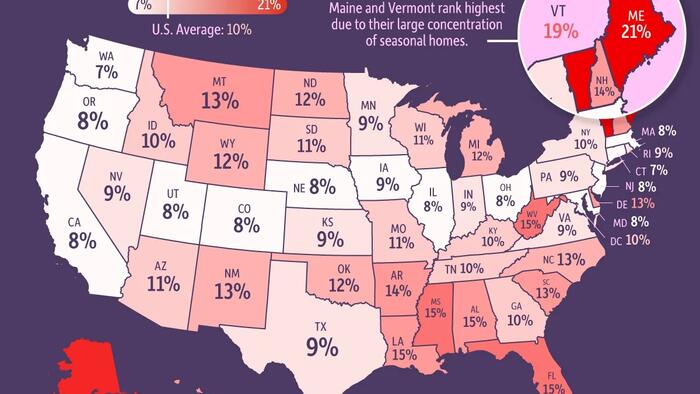 These Are The States With The Most Empty Homes