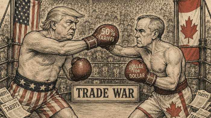 Canada-US Trade War Erupts, Setting New 50% Tariffs On Canadian Goods