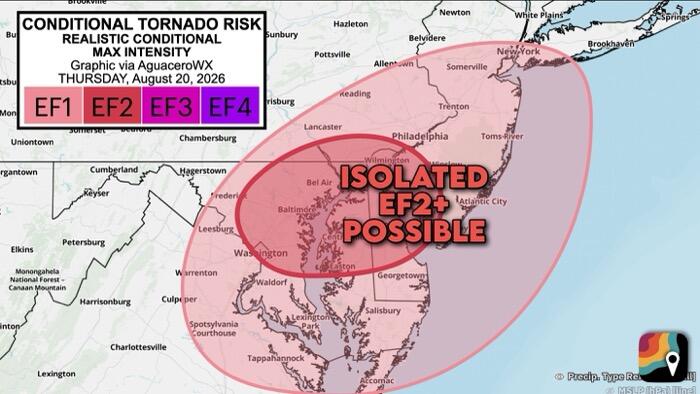 “Significant” Tornado Threat Incoming For DC To Baltimore To Philadelphia