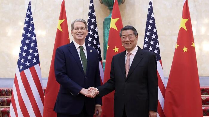 Bessent And He Lifeng Open High-Stakes Trade Talks Ahead Of Trump-Xi Summit