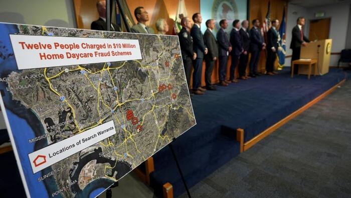 Task Force Arrests 12 In $10 Million Daycare Fraud Scheme In San Diego