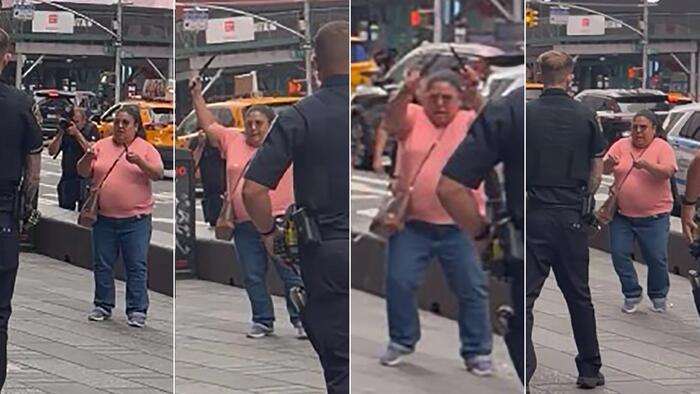Knife-Wielding Maniac Woman Shot Dead In Times Square