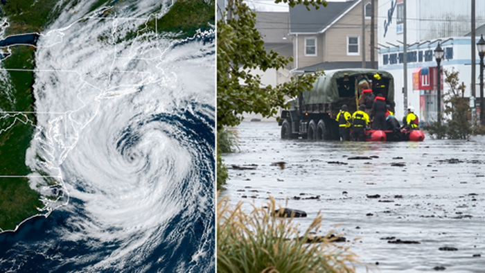 Nor’easter Hammers East Coast: 62 MPH Gusts Blast Nantucket, High Winds Hit Bethany Beach