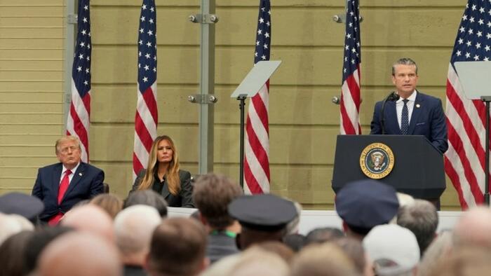 Trump & Hegseth Try To Tie Iran To 9/11 At Pentagon Ceremony
